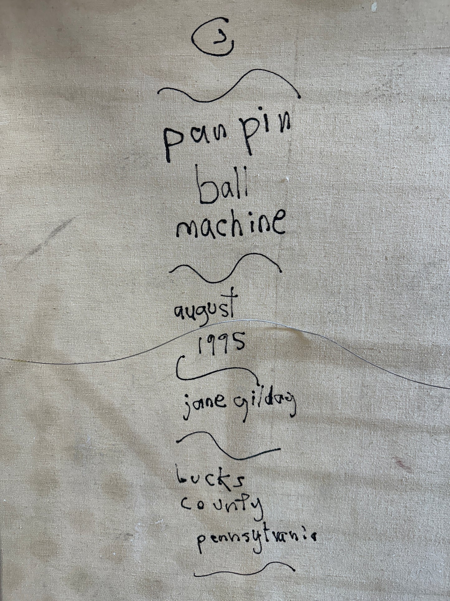 Pinball Machine - Jane Gilday - #1195