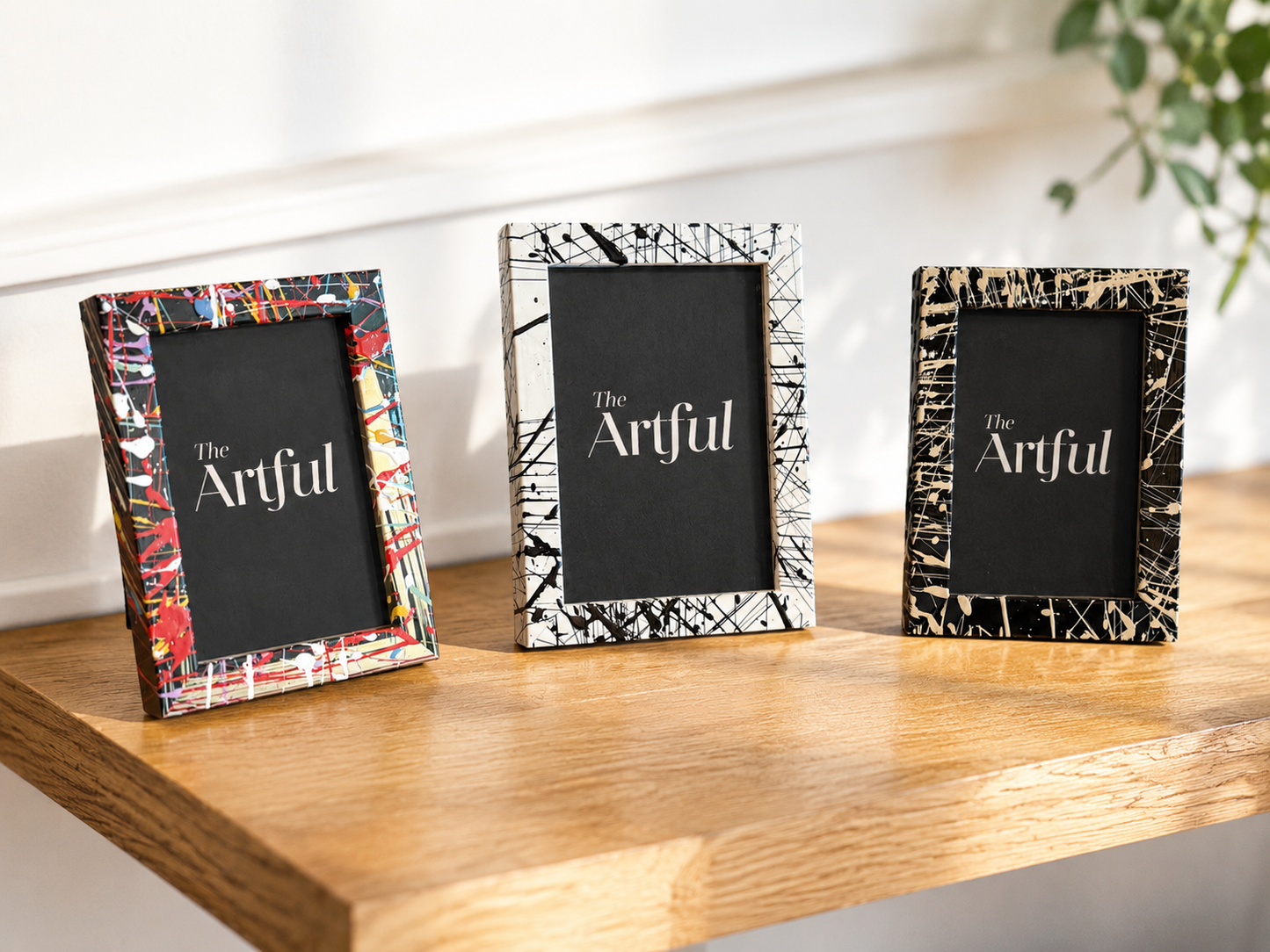 Custom Splatter Frame - Ready Made 5x7’’ - Photo & Art