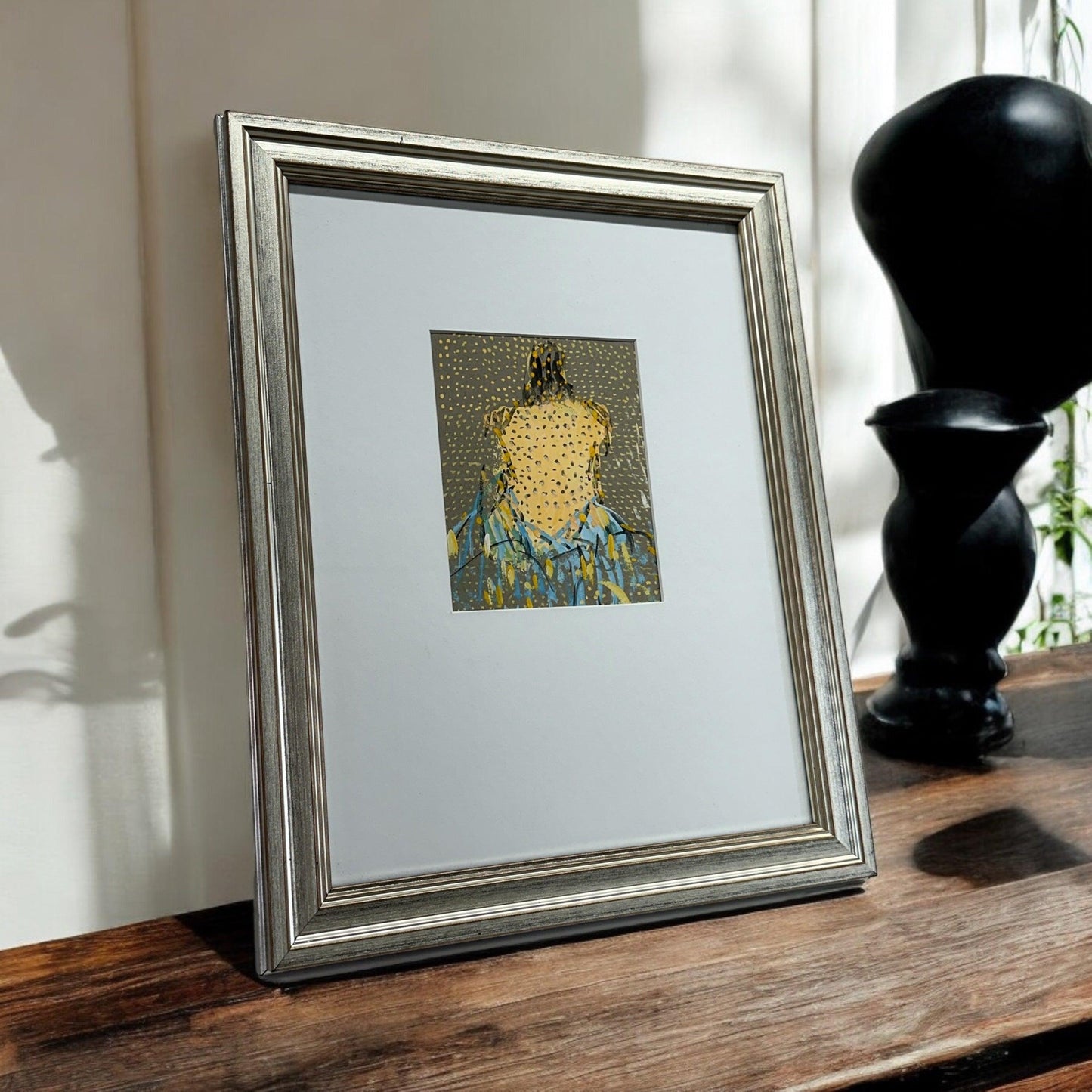 Mixed Media on Paper - Woman - #1336