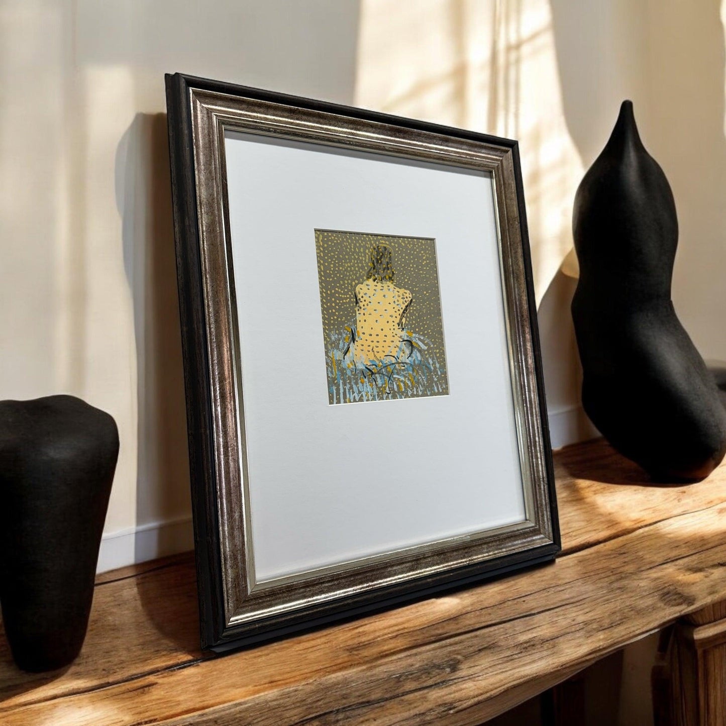 Mixed Media on Paper - Woman - #1335