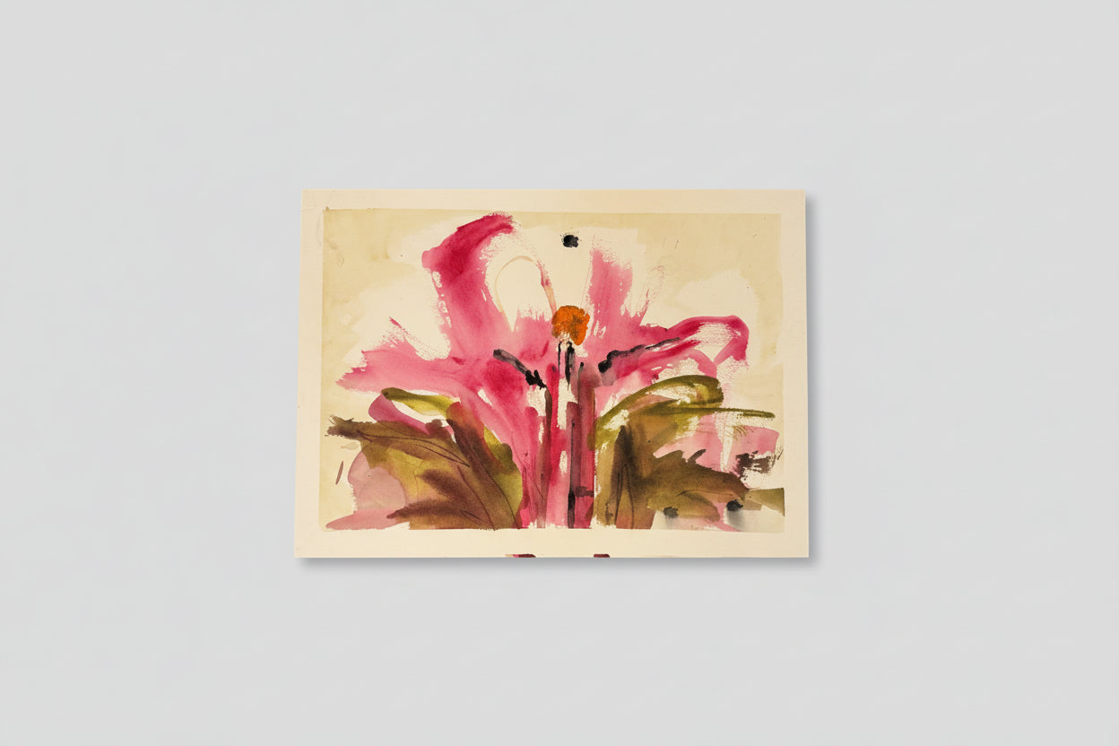 Blossom - Mixed media on paper - The Artful