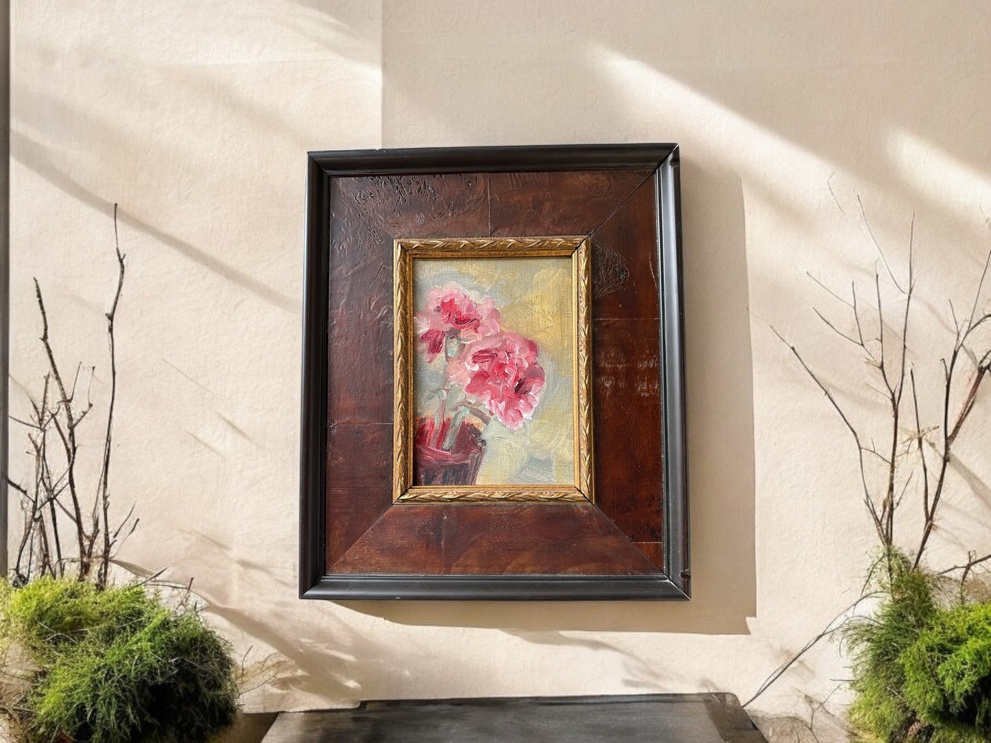 Pink Petals - Oil on Board - #1221