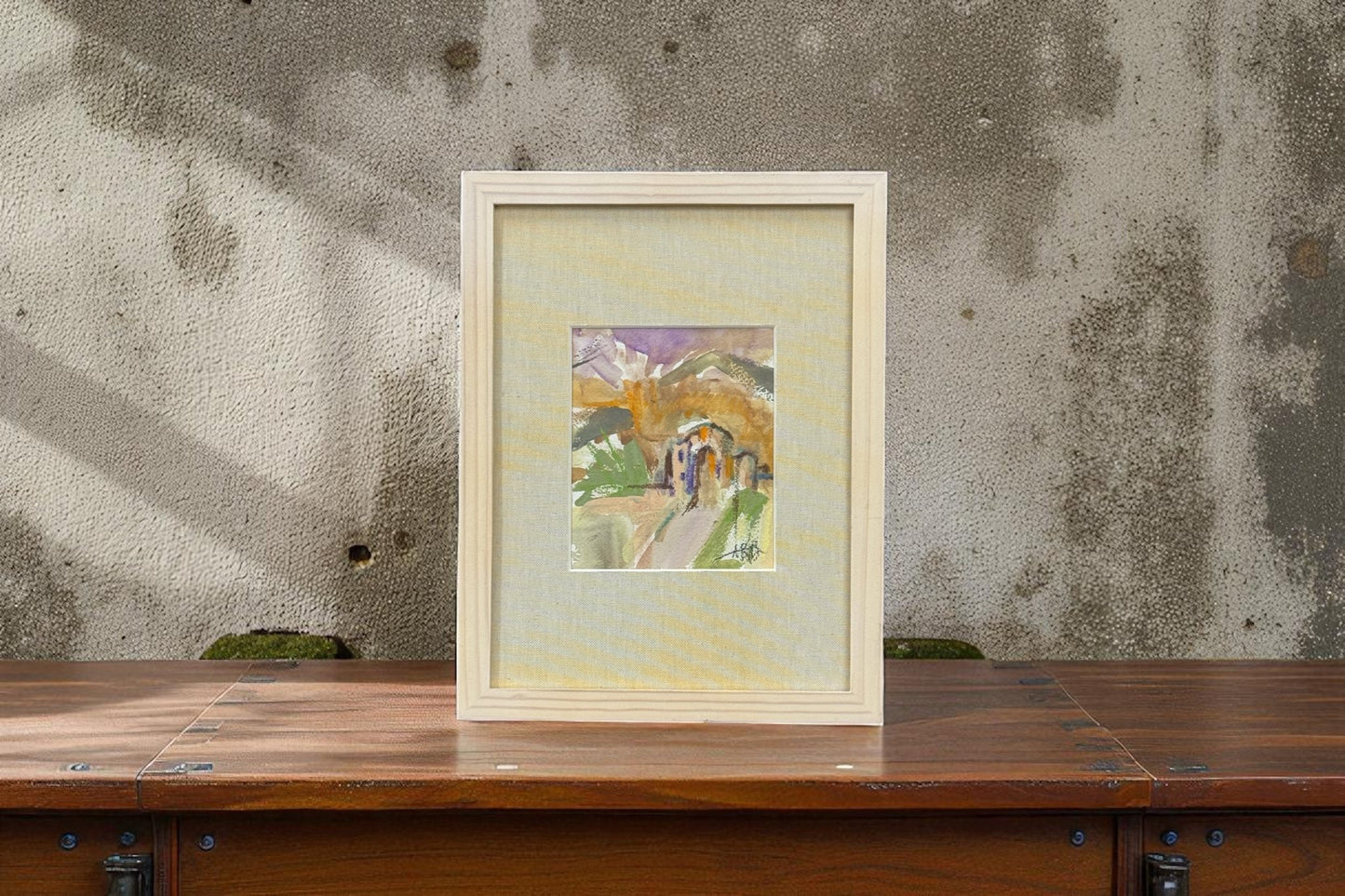 Tuscan Estate - Angela Reed - Mixed media on paper 1436 - The Artful