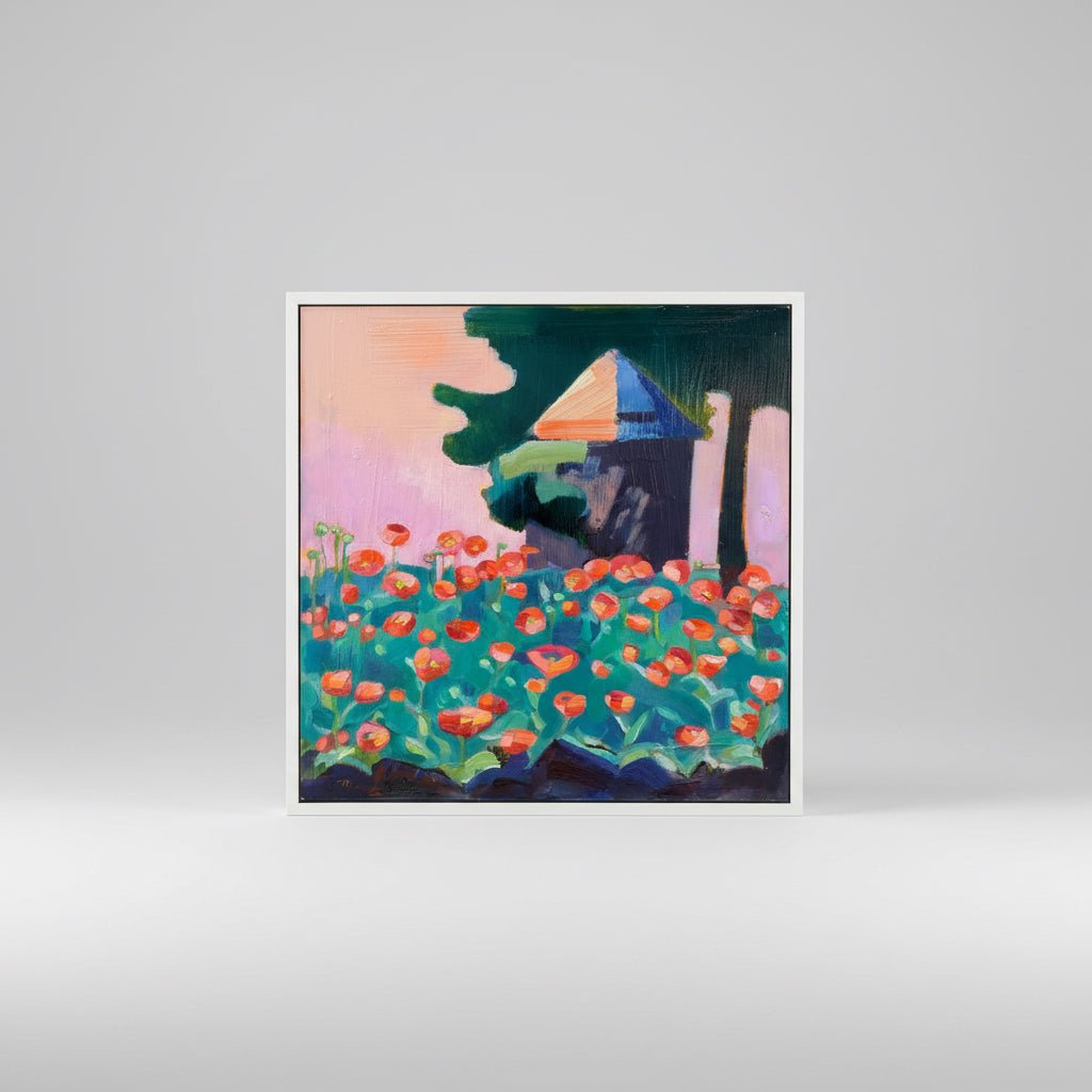Poppy Farm - Painting - Monique Sarkessian - The Artful