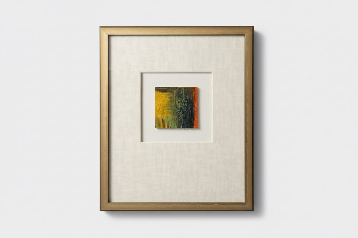Crossing into Light - DVO - Acrylic on Tile 1109 - The Artful