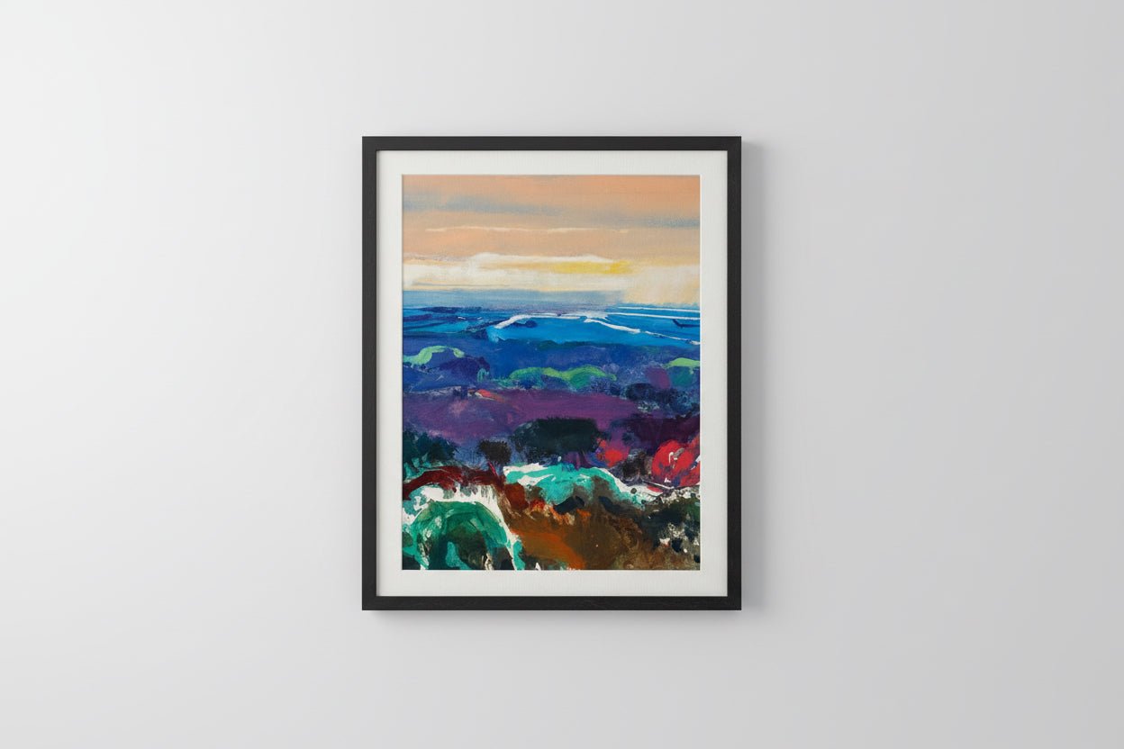 Maxon - Landscape Series - Mixed Acrylic on Paper - The Artful
