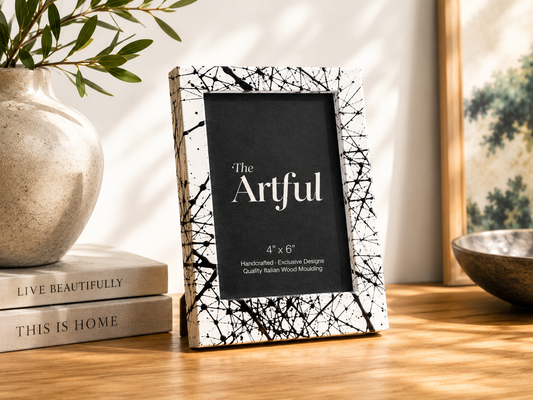 Custom Splatter Frame - Ready Made 4x6’’ - Photo & Art