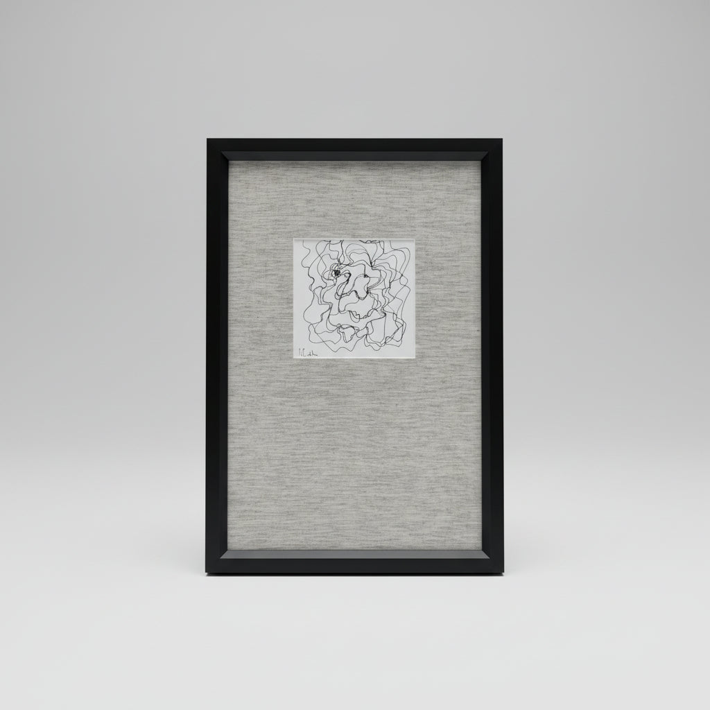 Scribble Faces - Wayne Cunningham -  #1354