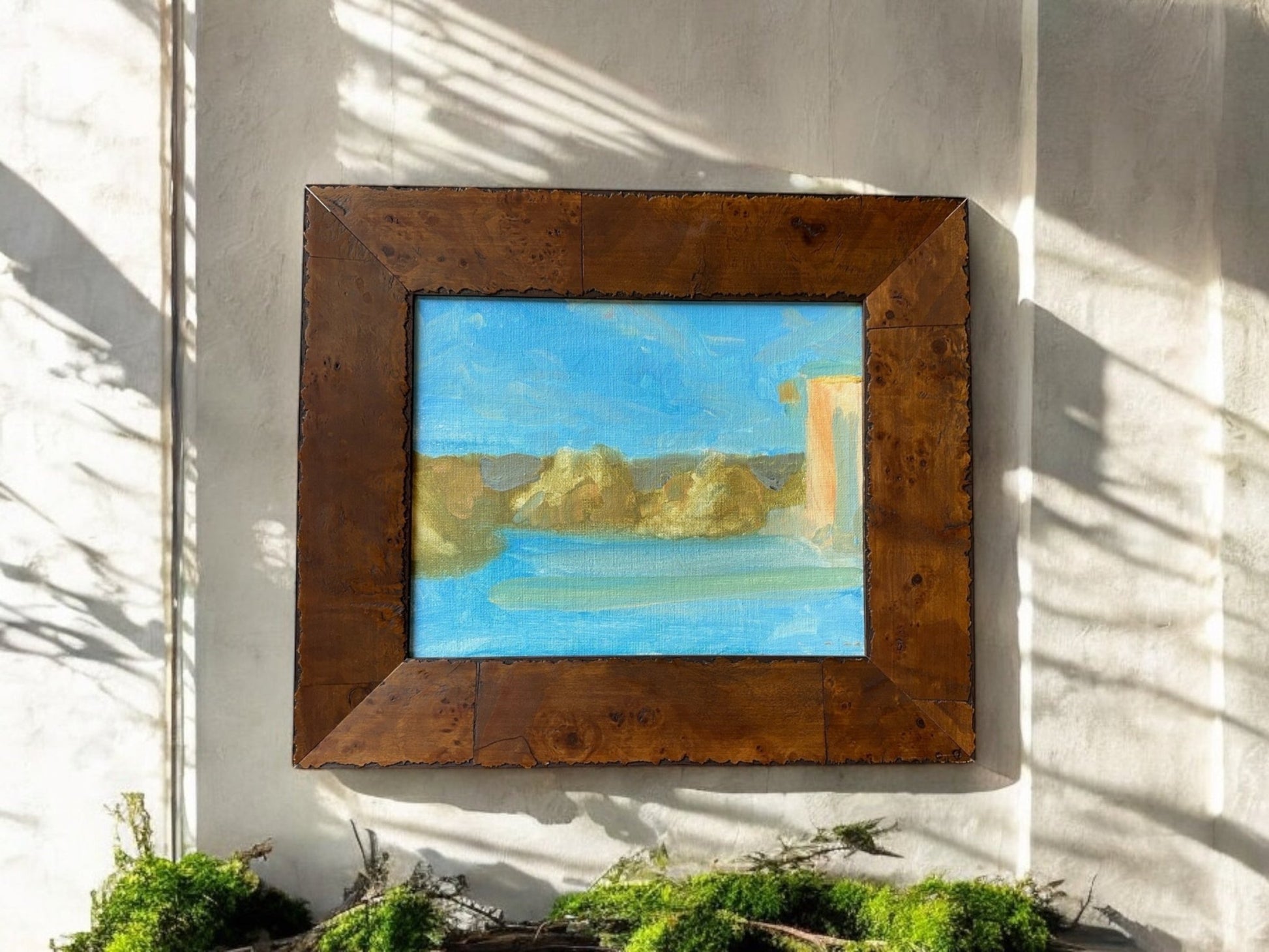 Banks in Burl - Oil on panel - 1140 - The Artful
