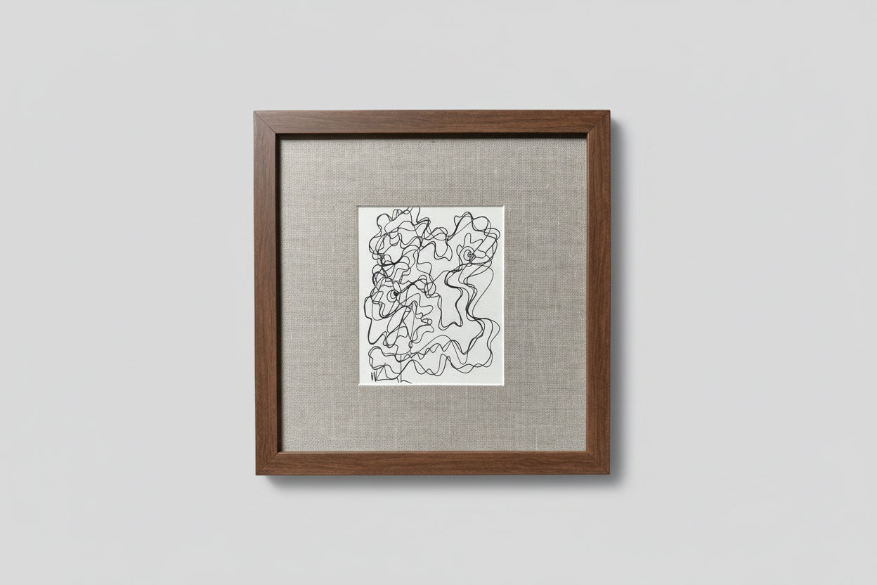 Scribble Faces - Wayne Cunningham - 1076 - The Artful
