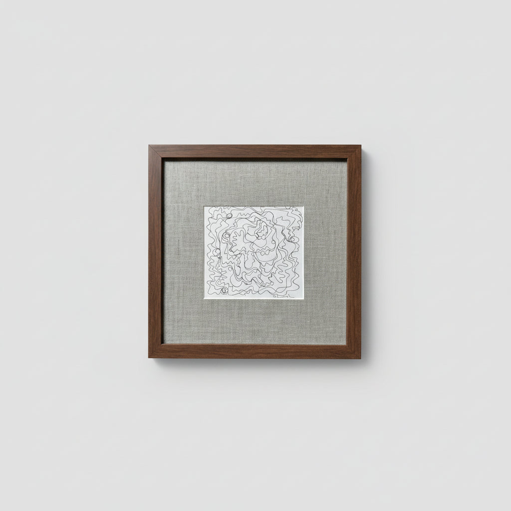 Scribble Faces - Wayne Cunningham - 1075 - The Artful