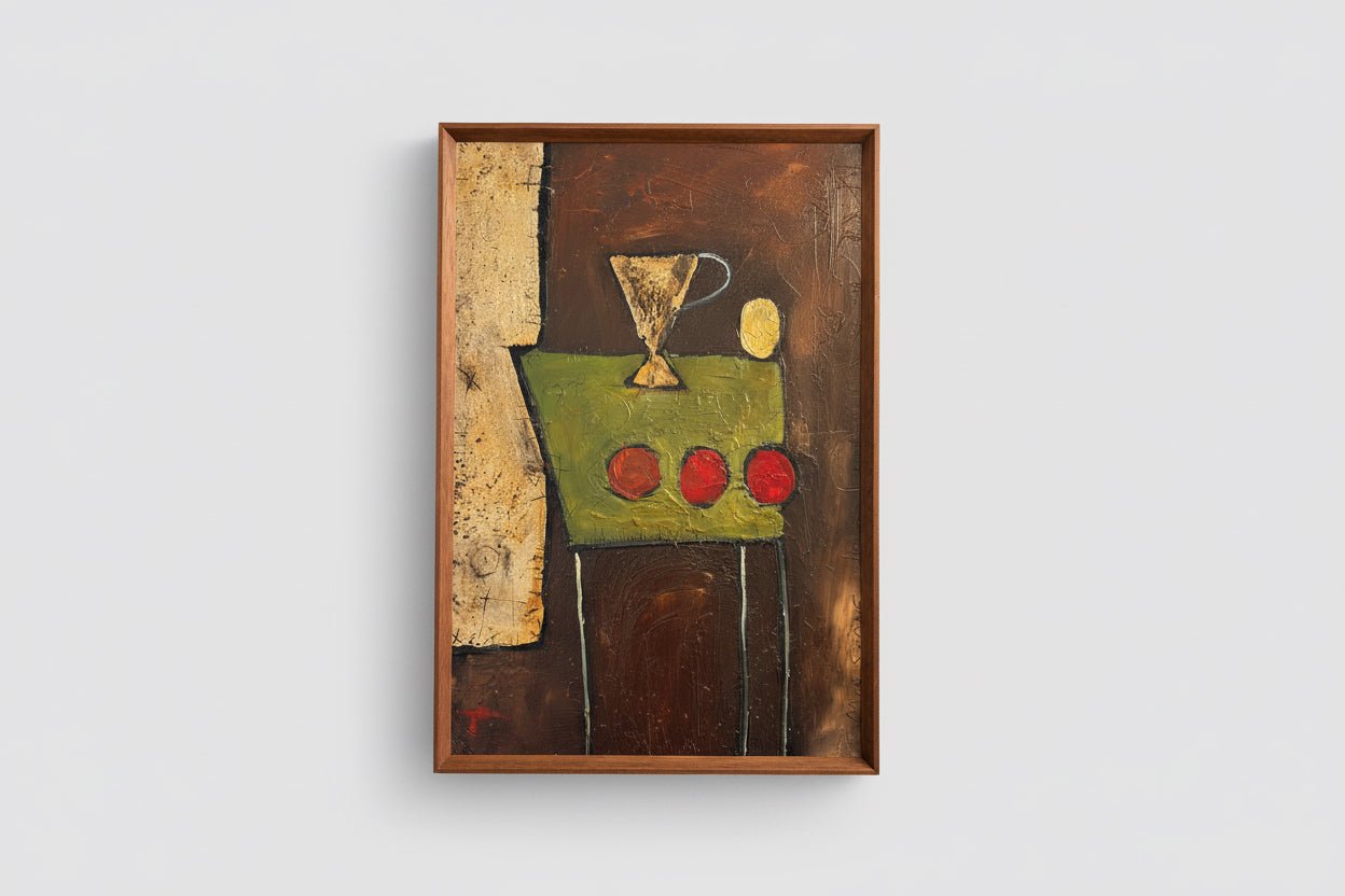 27 Degrees - Mia Stone - Mixed media on panel 2489 - The Artful