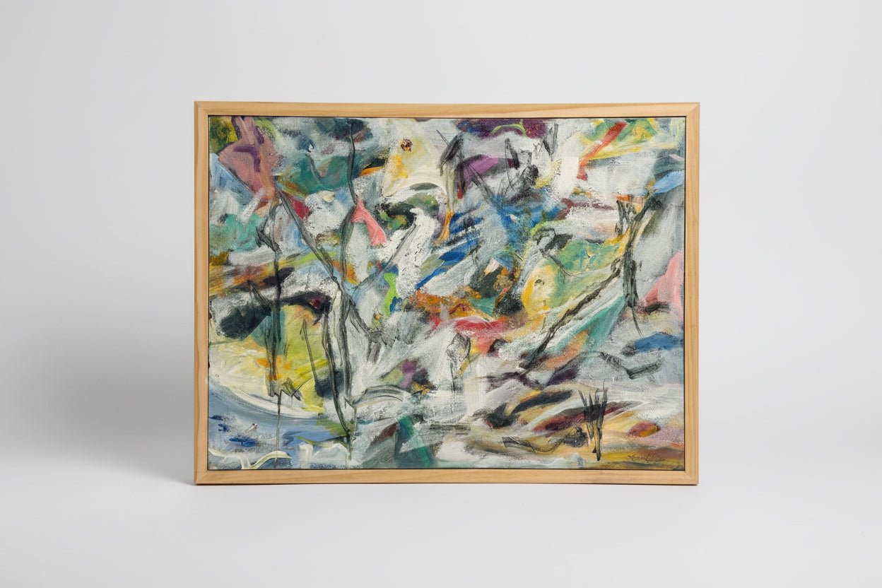 Unspoken Geometry by Carole Myers | Original Abstract Art - The Artful