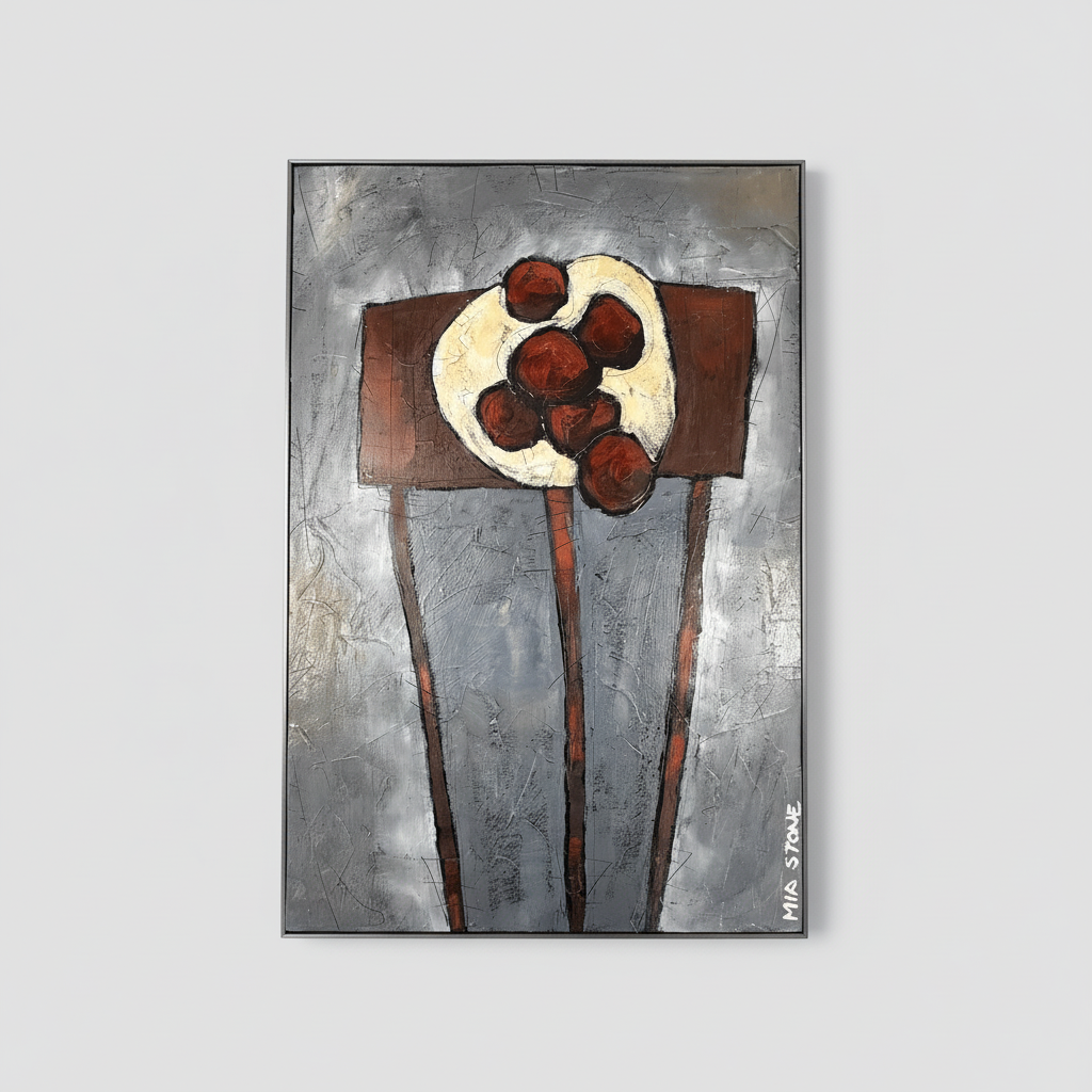 Table Setting - Mia Stone - Mixed media on canvas 1427 - The Artful